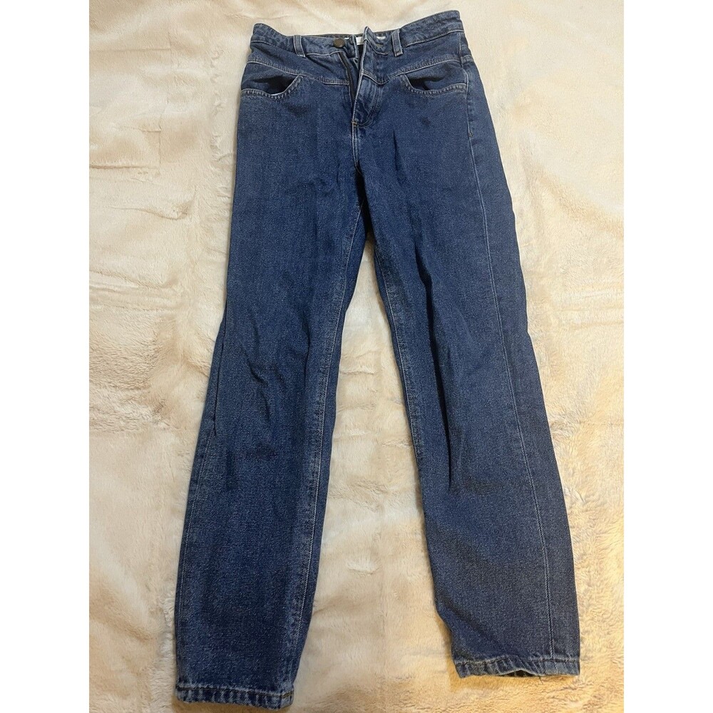 Stradivarius Mom Jeans Women's size 4 Blue Denim Jeans